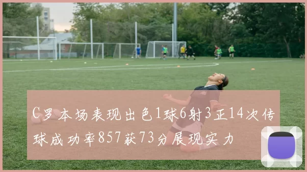 C罗本场表现出色1球6射3正14次传球成功率857获73分展现实力